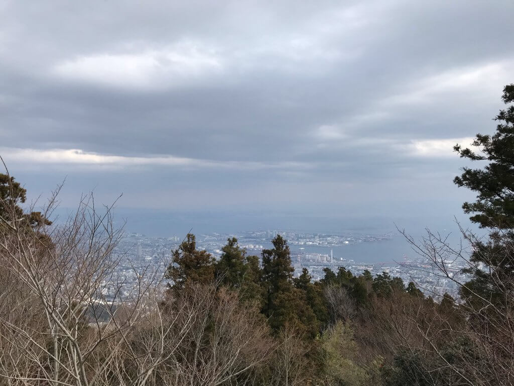 史跡公園からの神戸